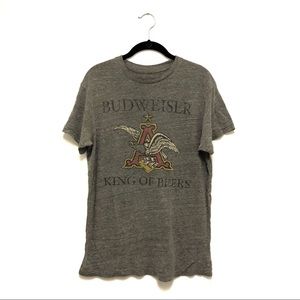 Men’s Grey Budweiser tee shirt - super soft